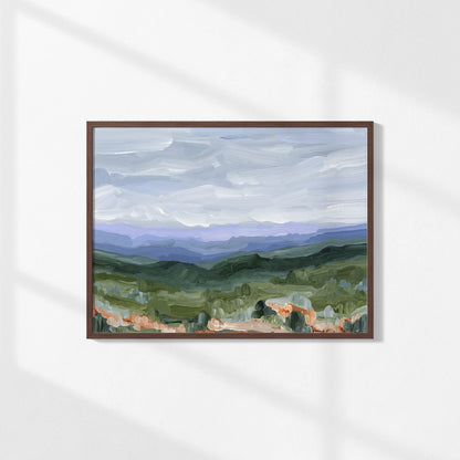 Kunstdruck „Blue Ridge“