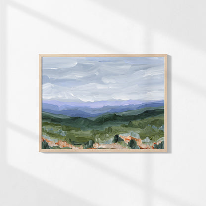 Kunstdruck „Blue Ridge“