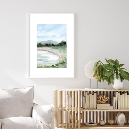 "Catamount Reservoir I" Art Print - Katie Garrison Art