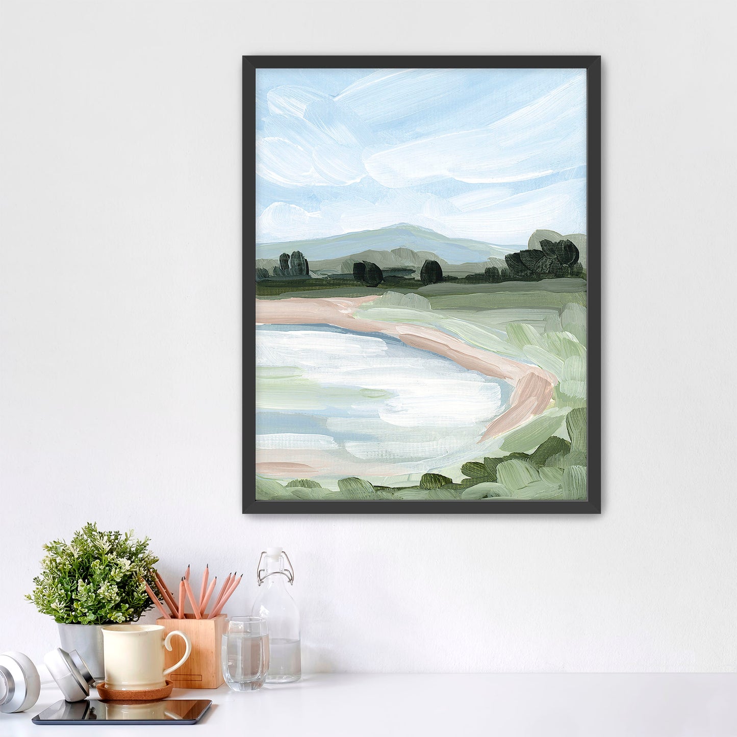 "Catamount Reservoir I" Art Print - Katie Garrison Art