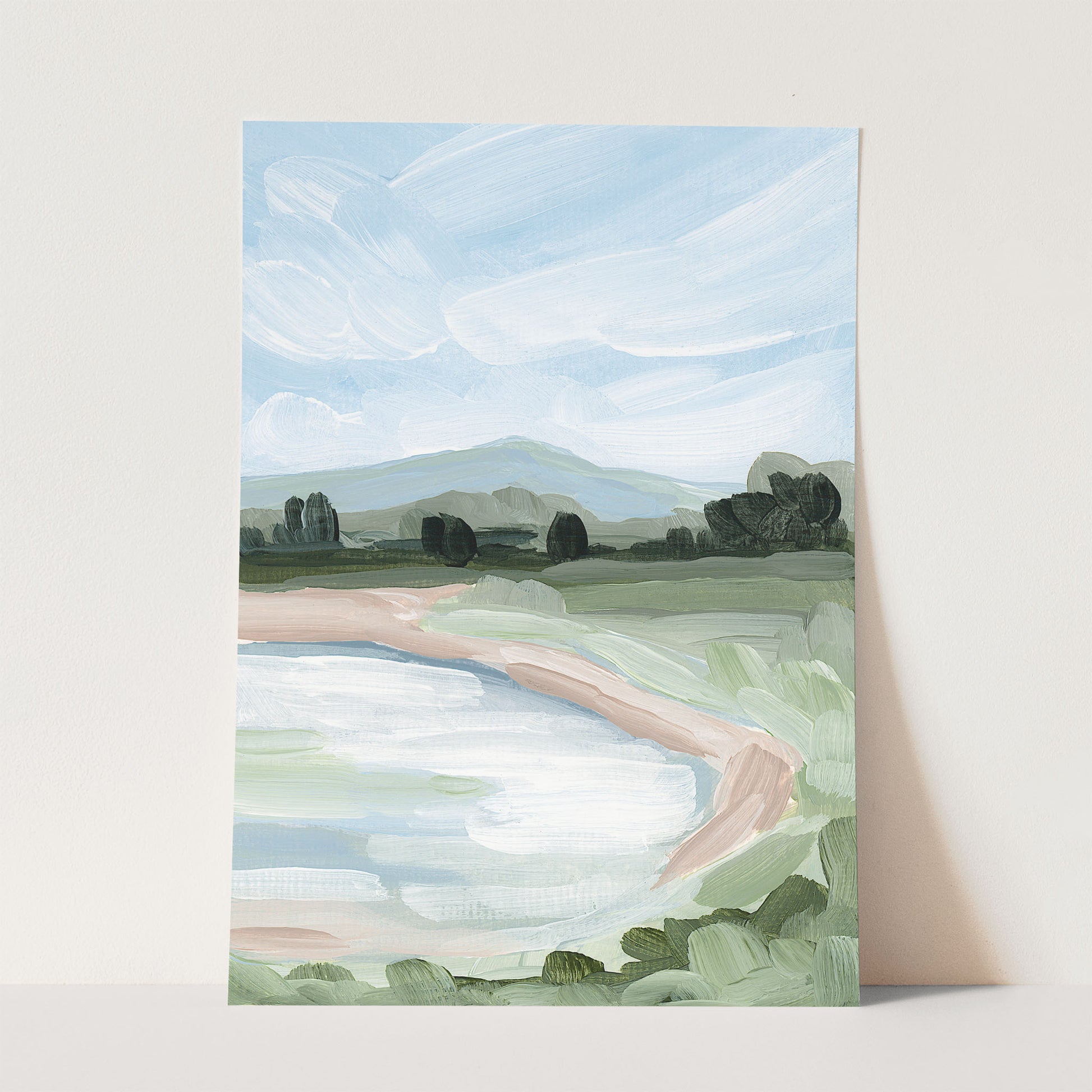 "Catamount Reservoir I" Art Print - Katie Garrison Art