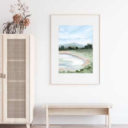 "Catamount Reservoir I" Art Print - Katie Garrison Art