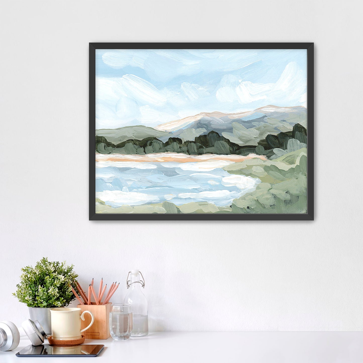 "Catamount Reservoir II" Art Print - Katie Garrison Art