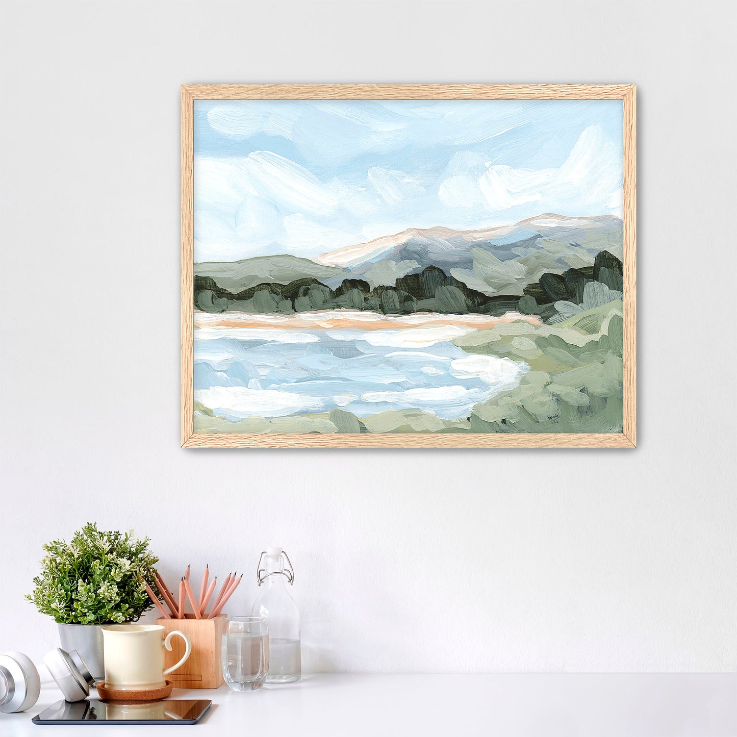 "Catamount Reservoir II" Art Print - Katie Garrison Art