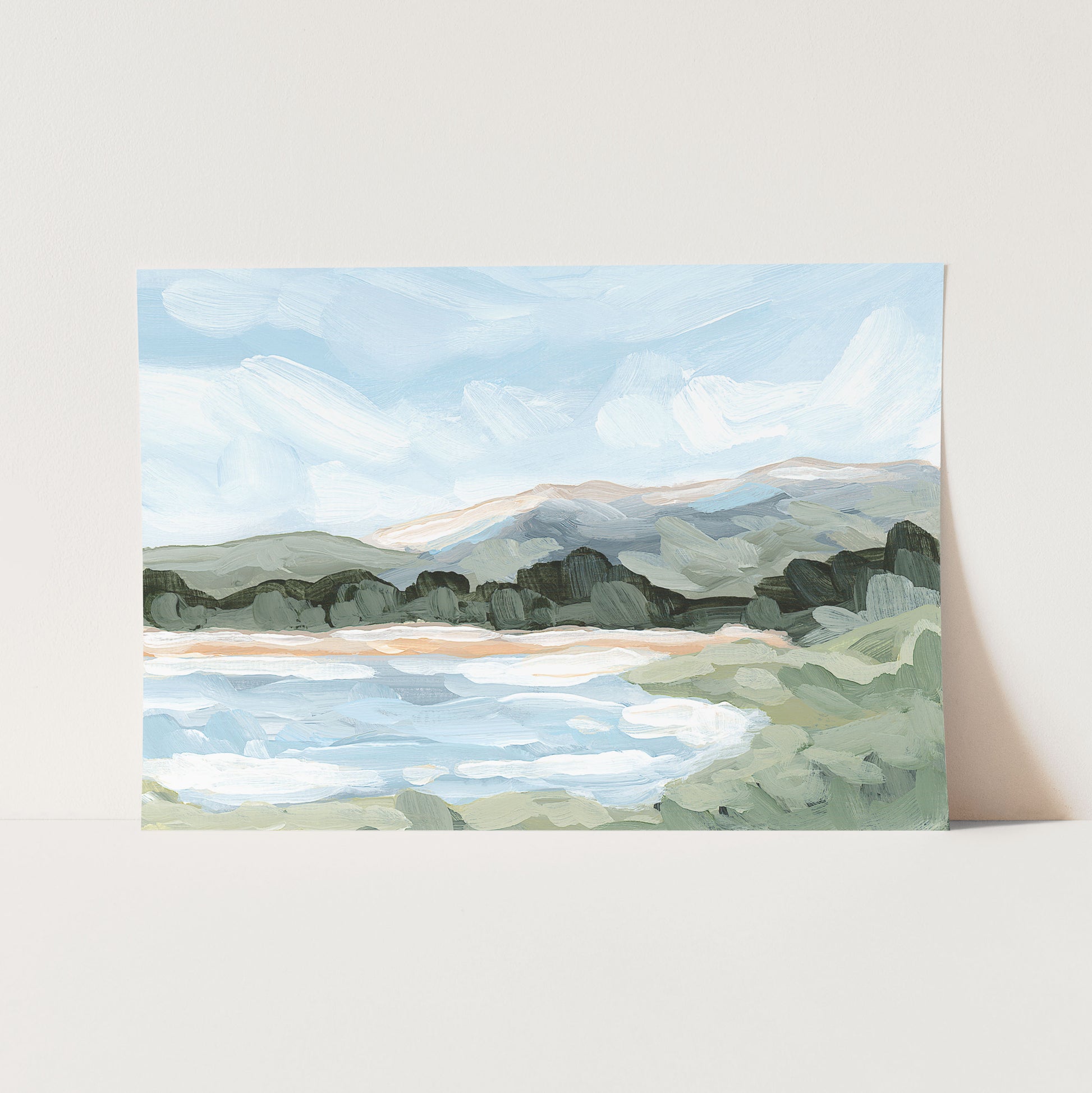 "Catamount Reservoir II" Art Print - Katie Garrison Art