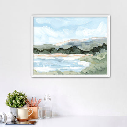 "Catamount Reservoir II" Art Print - Katie Garrison Art