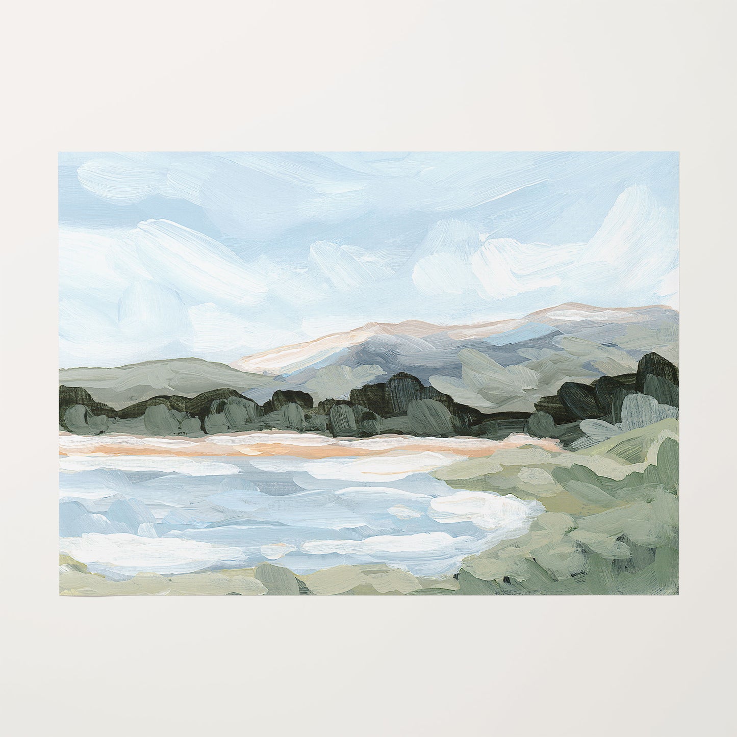 "Catamount Reservoir II" Art Print - Katie Garrison Art