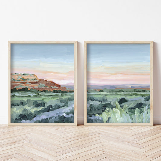 ’Edge of Utah’ Diptych Art Print || Set 2