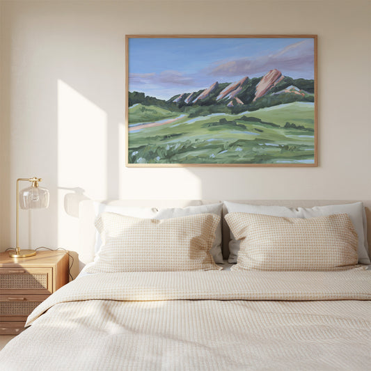 Kunstdruck „Abend im Flatirons“