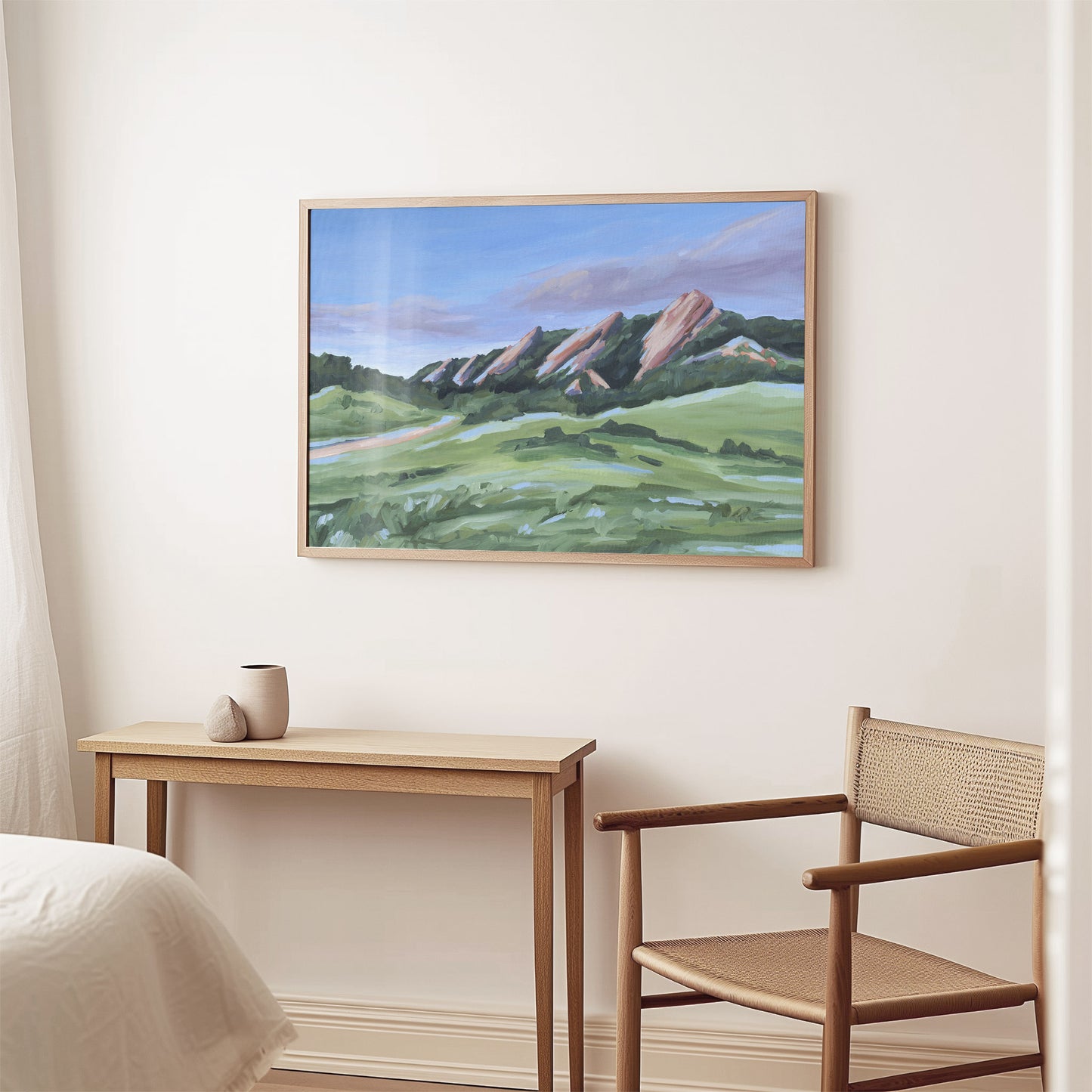 Kunstdruck „Abend im Flatirons“