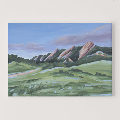 Kunstdruck „Abend im Flatirons“
