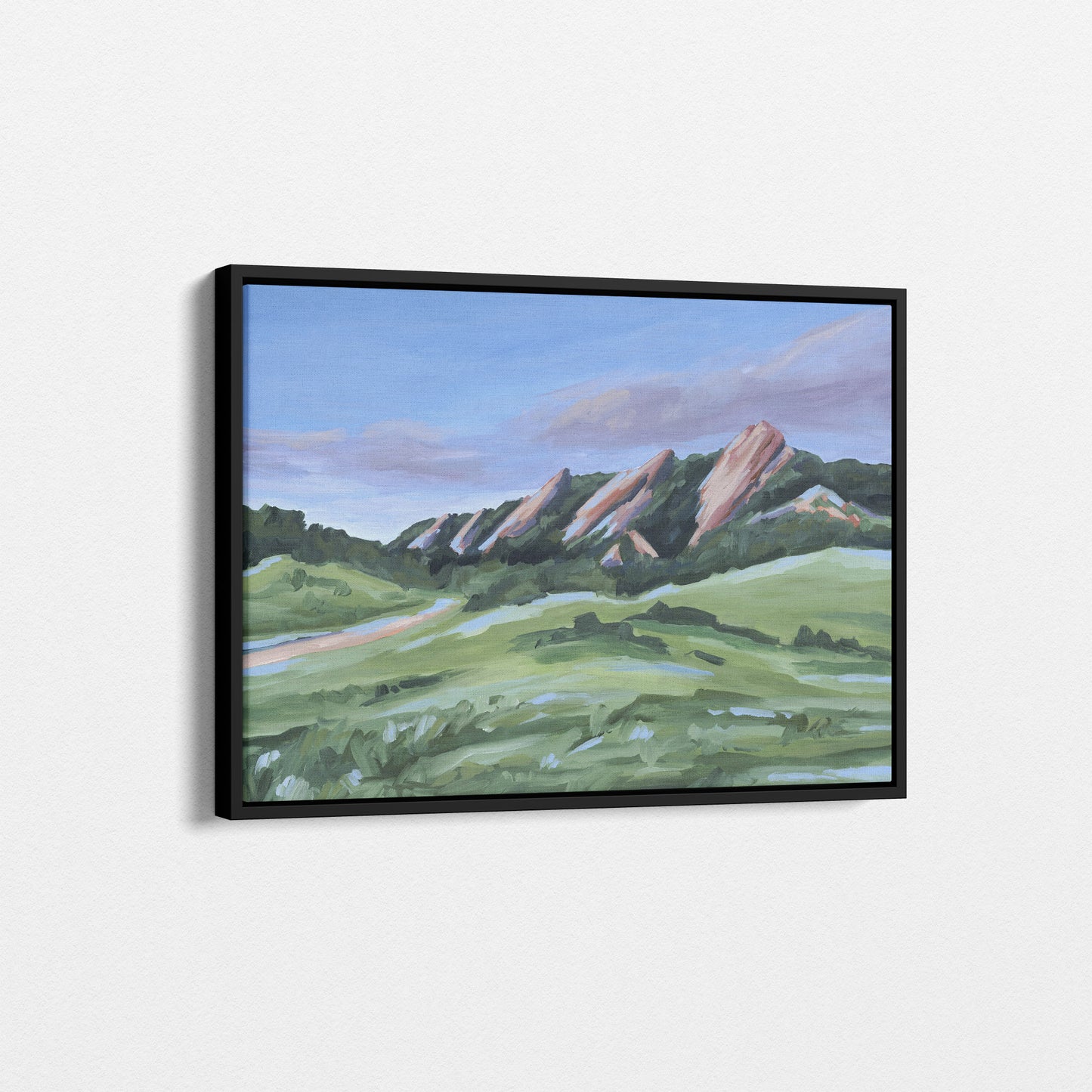 Kunstdruck „Abend im Flatirons“