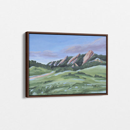 Kunstdruck „Abend im Flatirons“