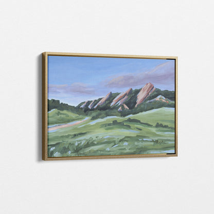 Kunstdruck „Abend im Flatirons“