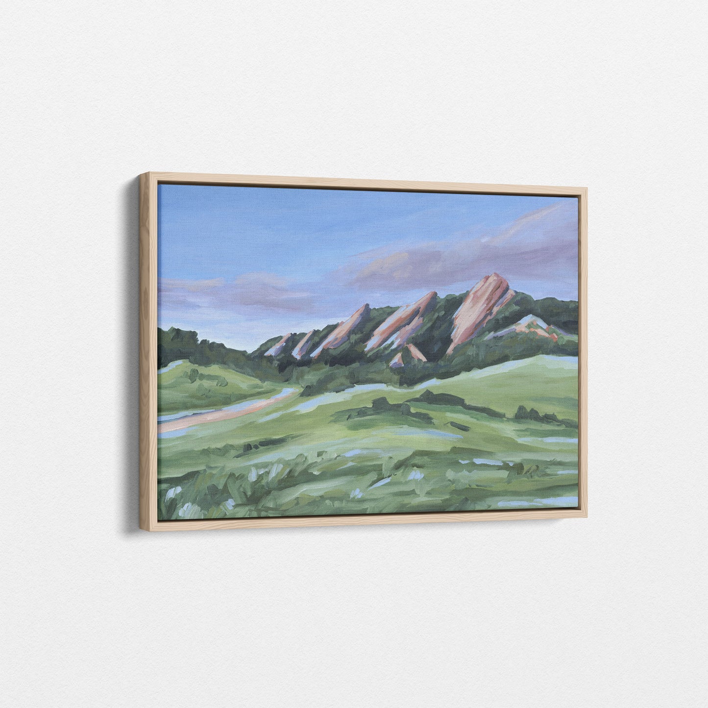 Kunstdruck „Abend im Flatirons“