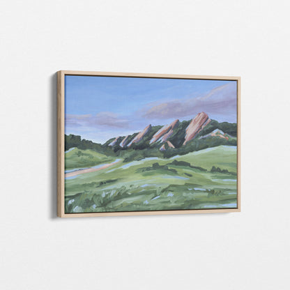 Kunstdruck „Abend im Flatirons“