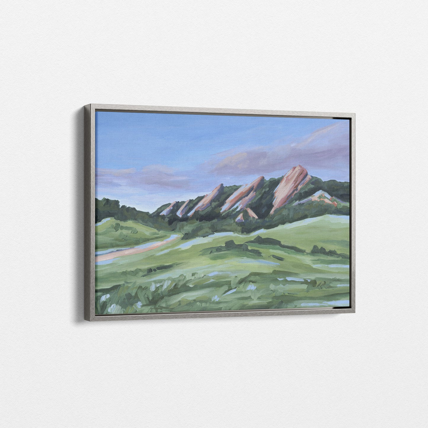 Kunstdruck „Abend im Flatirons“