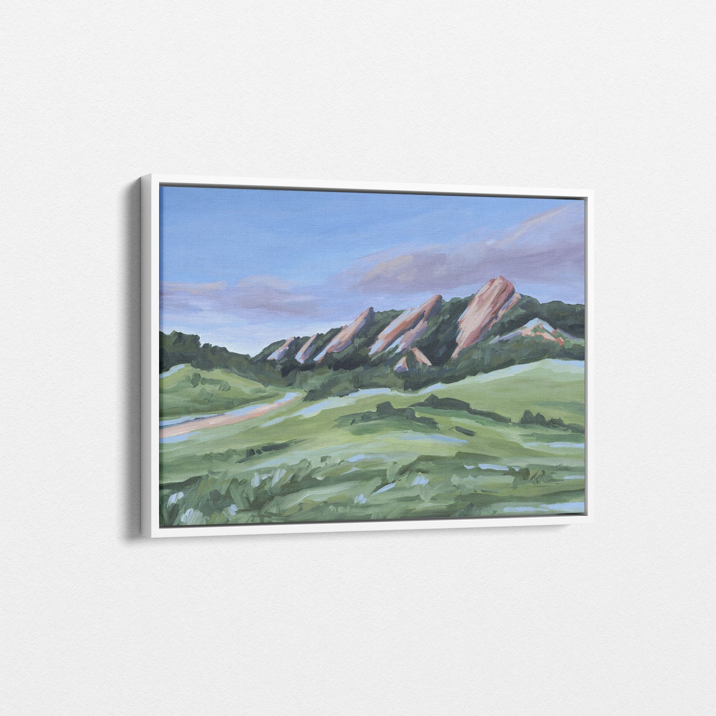 Kunstdruck „Abend im Flatirons“