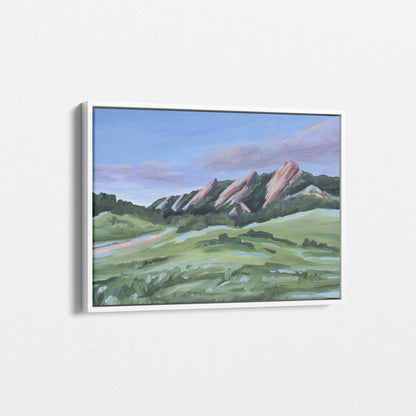 Kunstdruck „Abend im Flatirons“