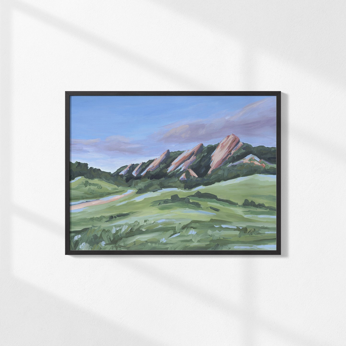 Kunstdruck „Abend im Flatirons“