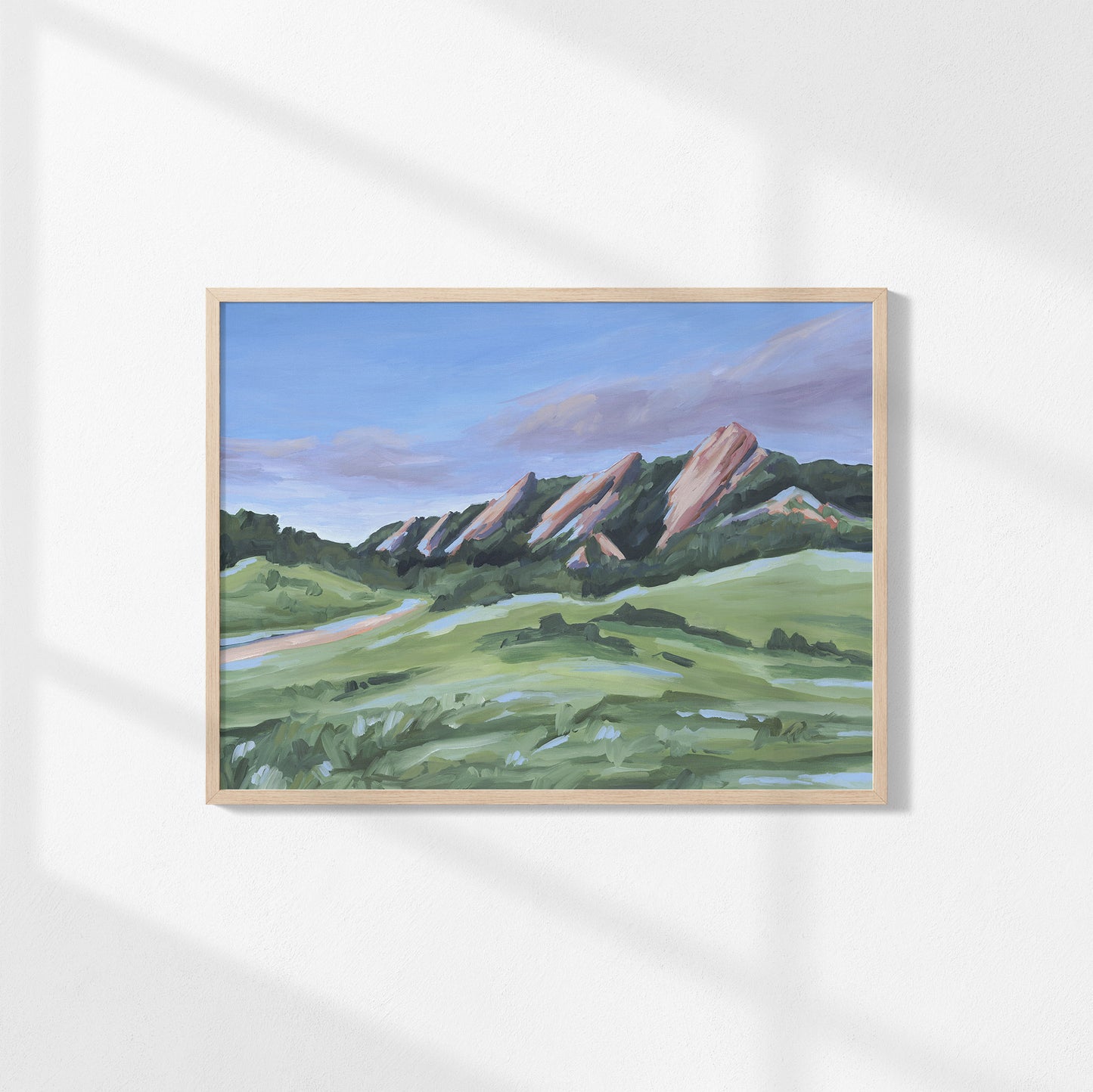 Kunstdruck „Abend im Flatirons“