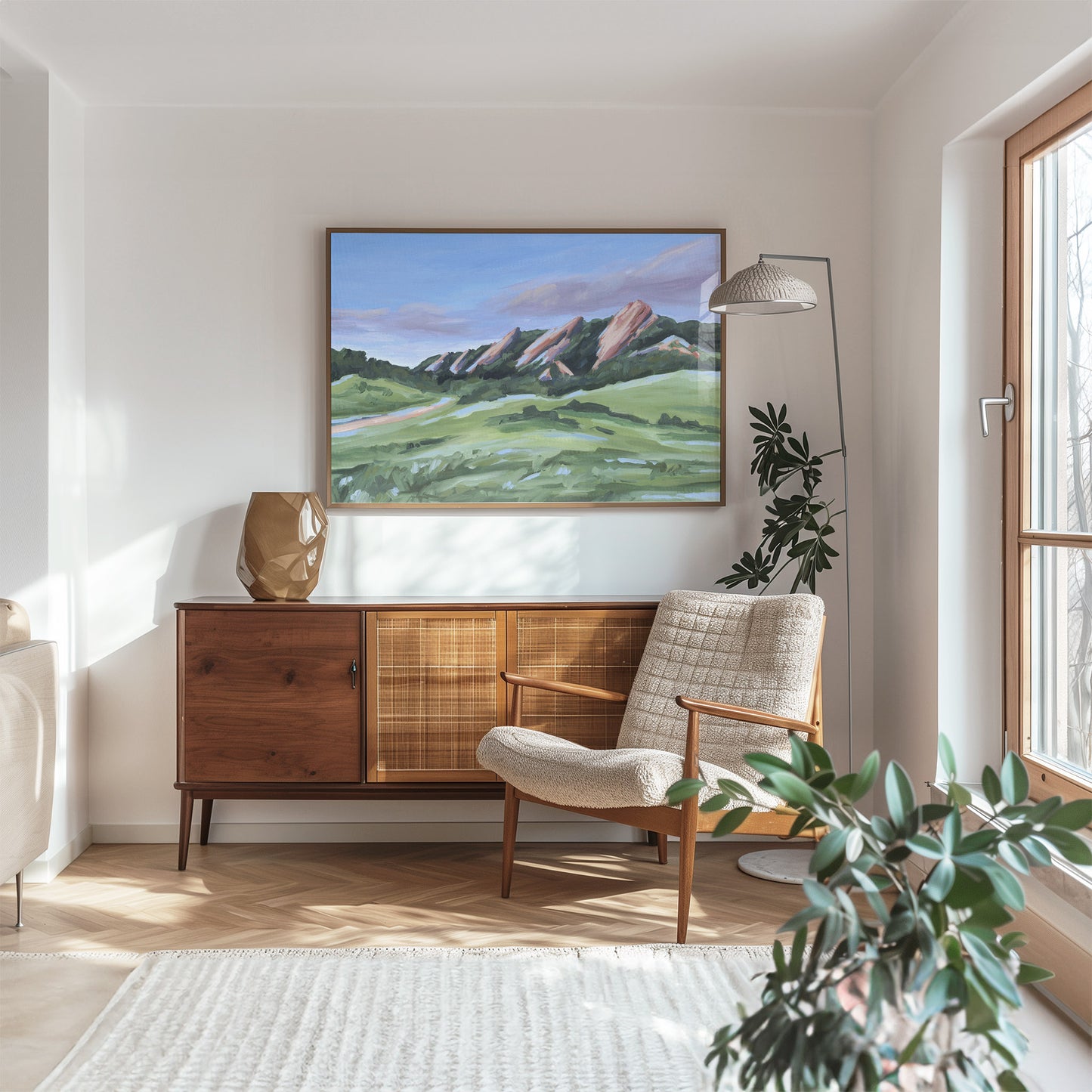 Kunstdruck „Abend im Flatirons“