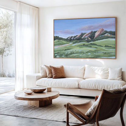 Kunstdruck „Abend im Flatirons“