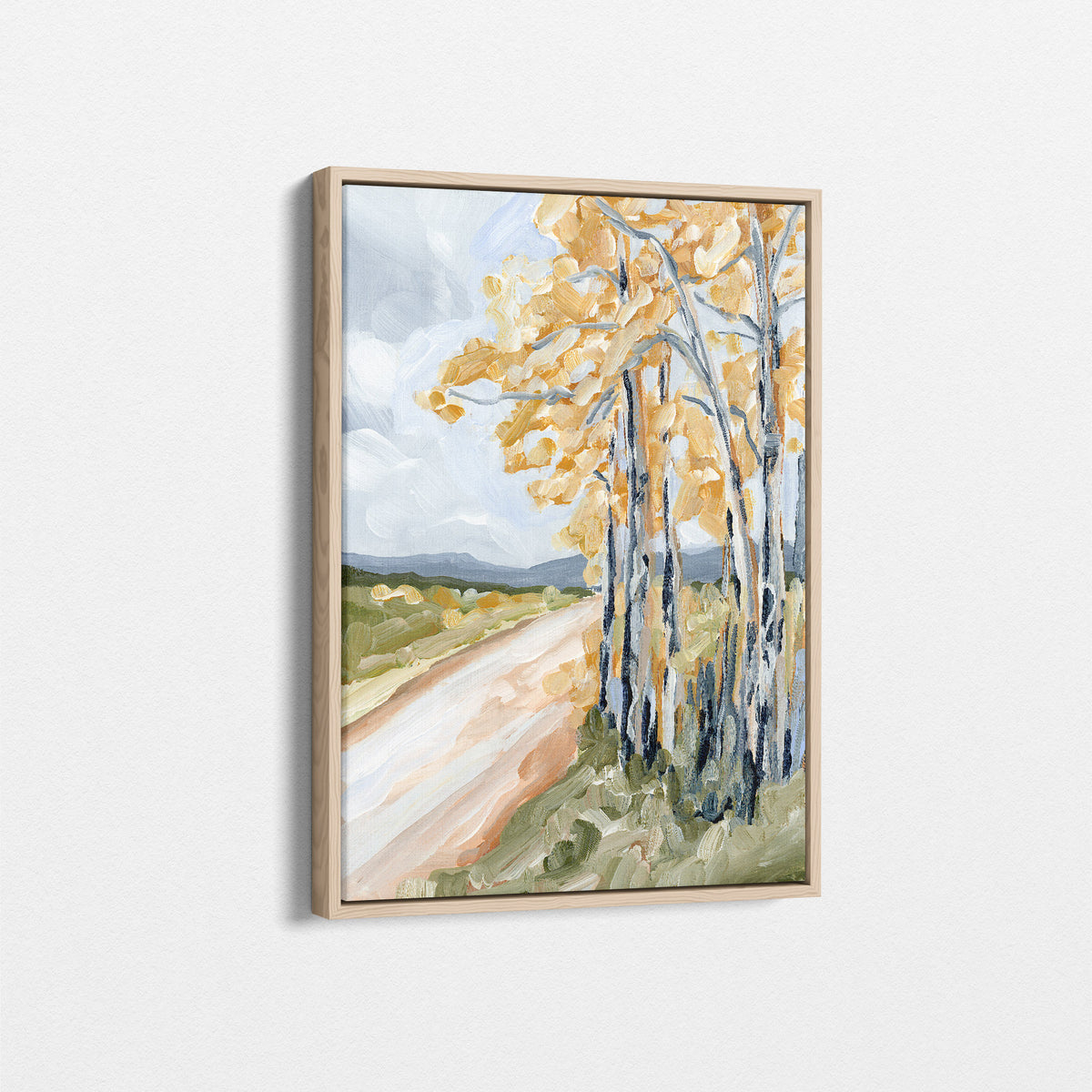 „Morgendlicher Dunst“ – Kunstdruck auf Leinwand, 30 x 40 cm || Endgültiger Verkauf