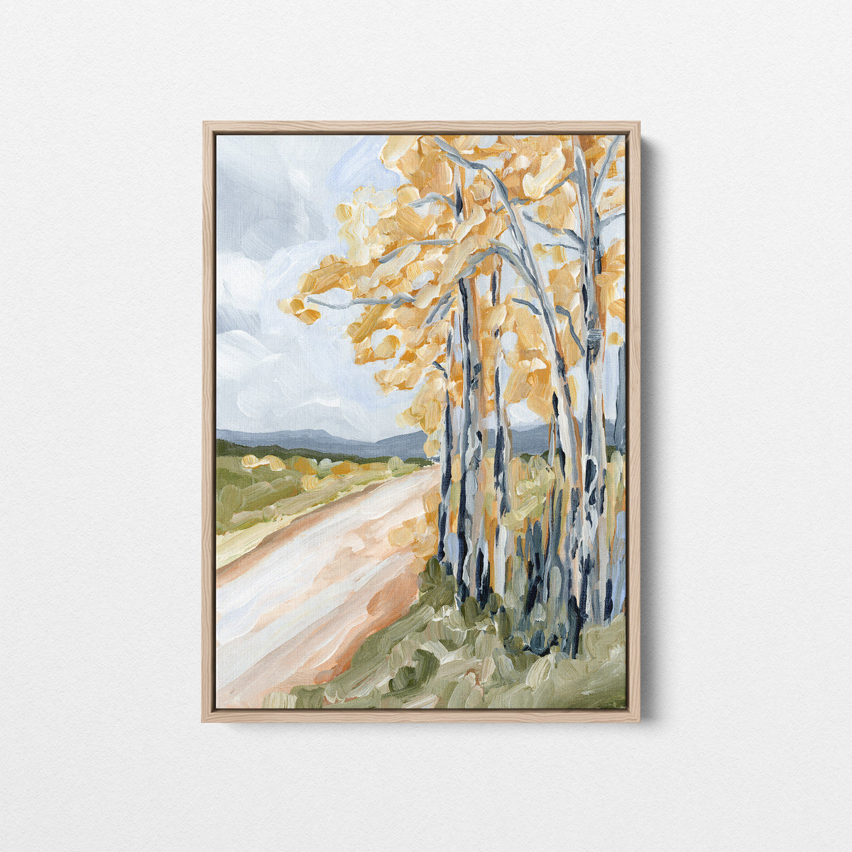 „Morgendlicher Dunst“ – Kunstdruck auf Leinwand, 30 x 40 cm || Endgültiger Verkauf