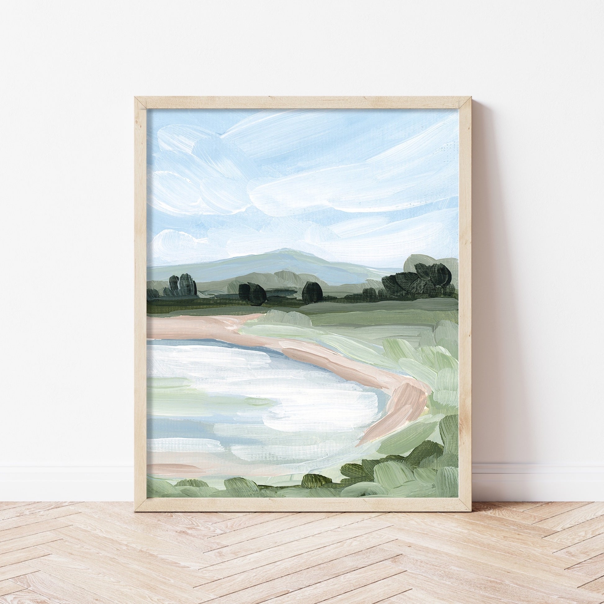 "Catamount Reservoir I" Art Print - Katie Garrison Art