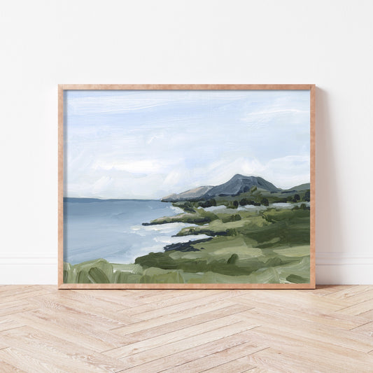 Diamond Head II Honolulu Hawaii Beach Art Print