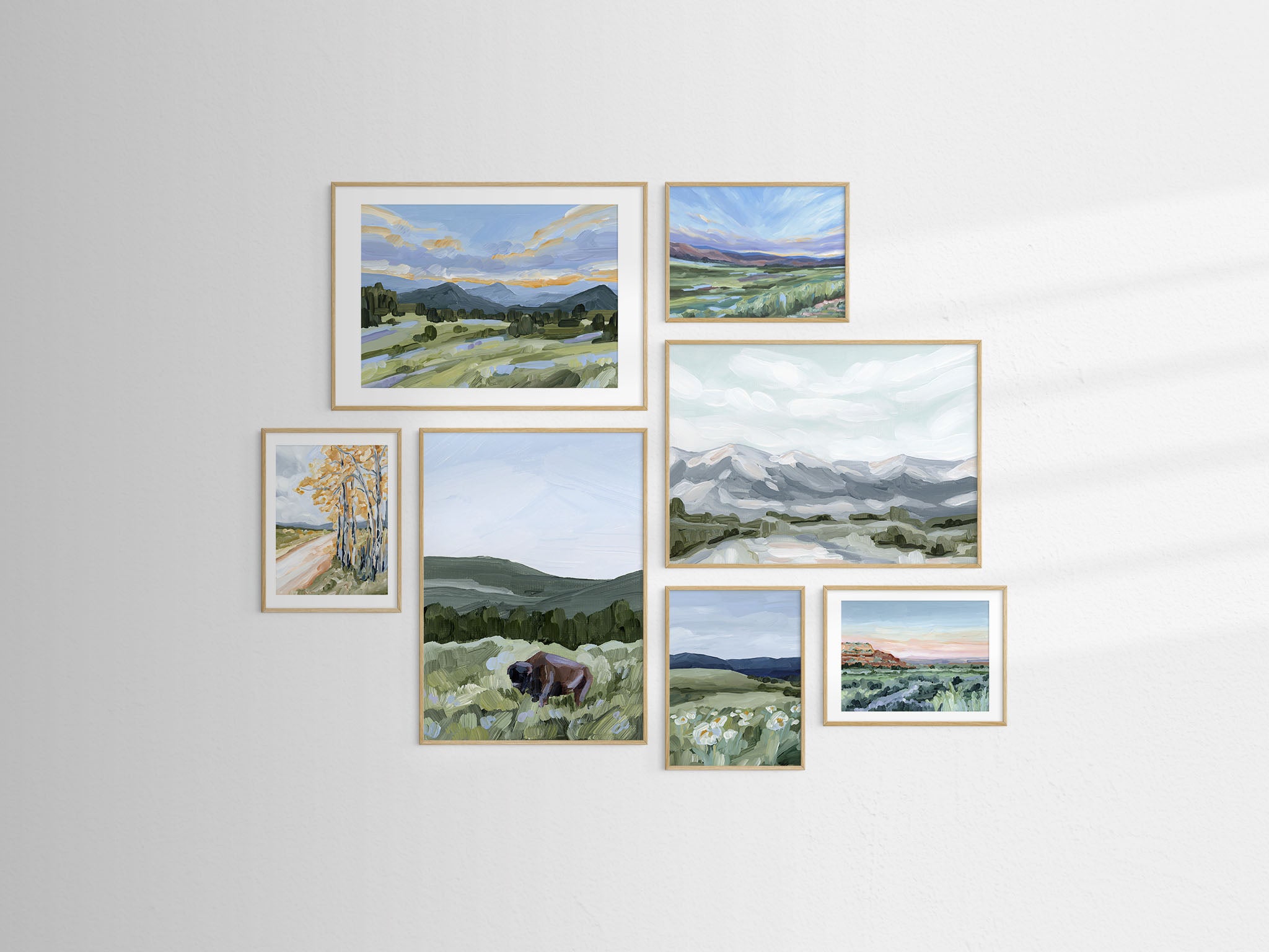 Katie Garrison Art Landscape Decor Gallery Wall of Best Sellers