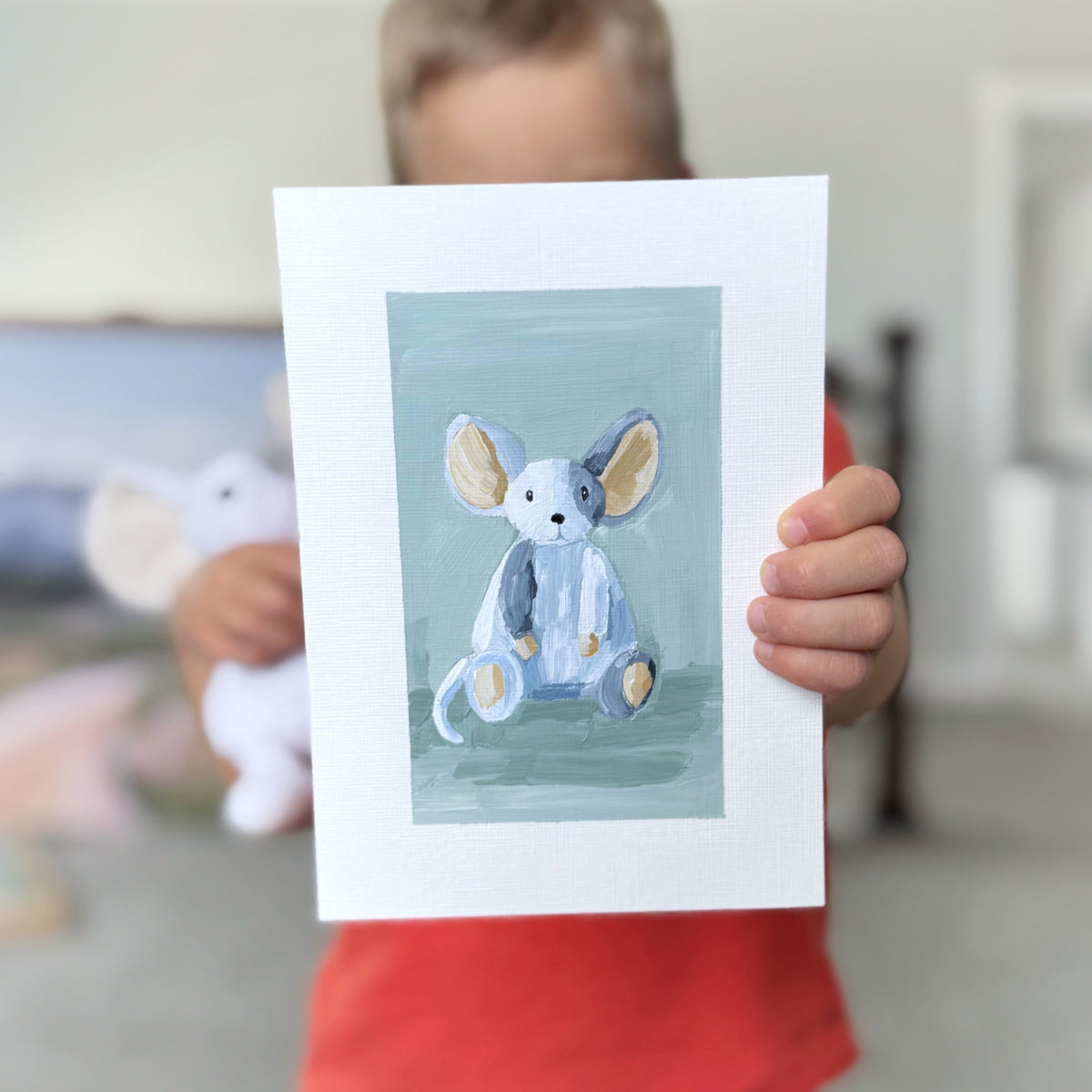 Maßgefertigtes Originalgemälde im Format 5x7