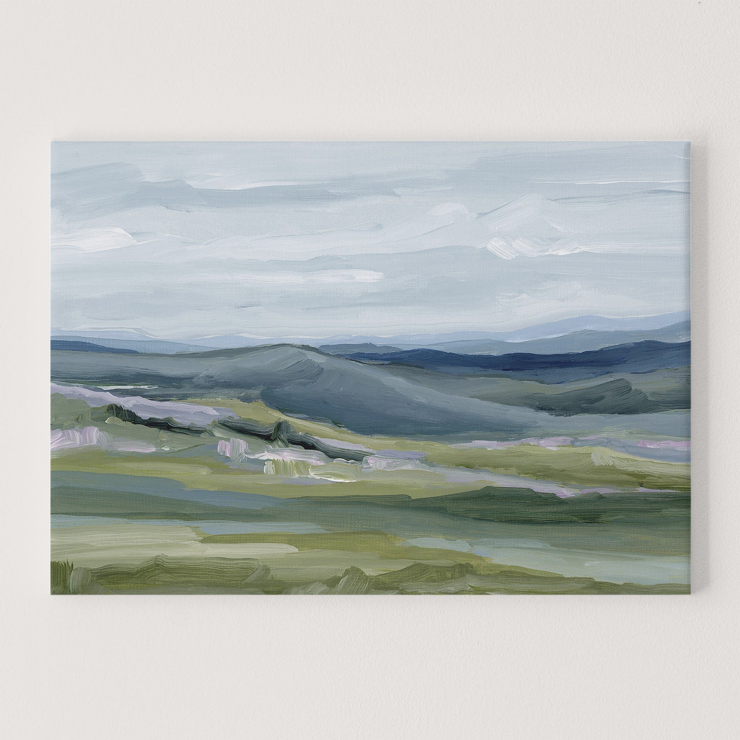 „Morgendlicher Dunst“ – Kunstdruck auf Leinwand, 30 x 40 cm || Endgültiger Verkauf