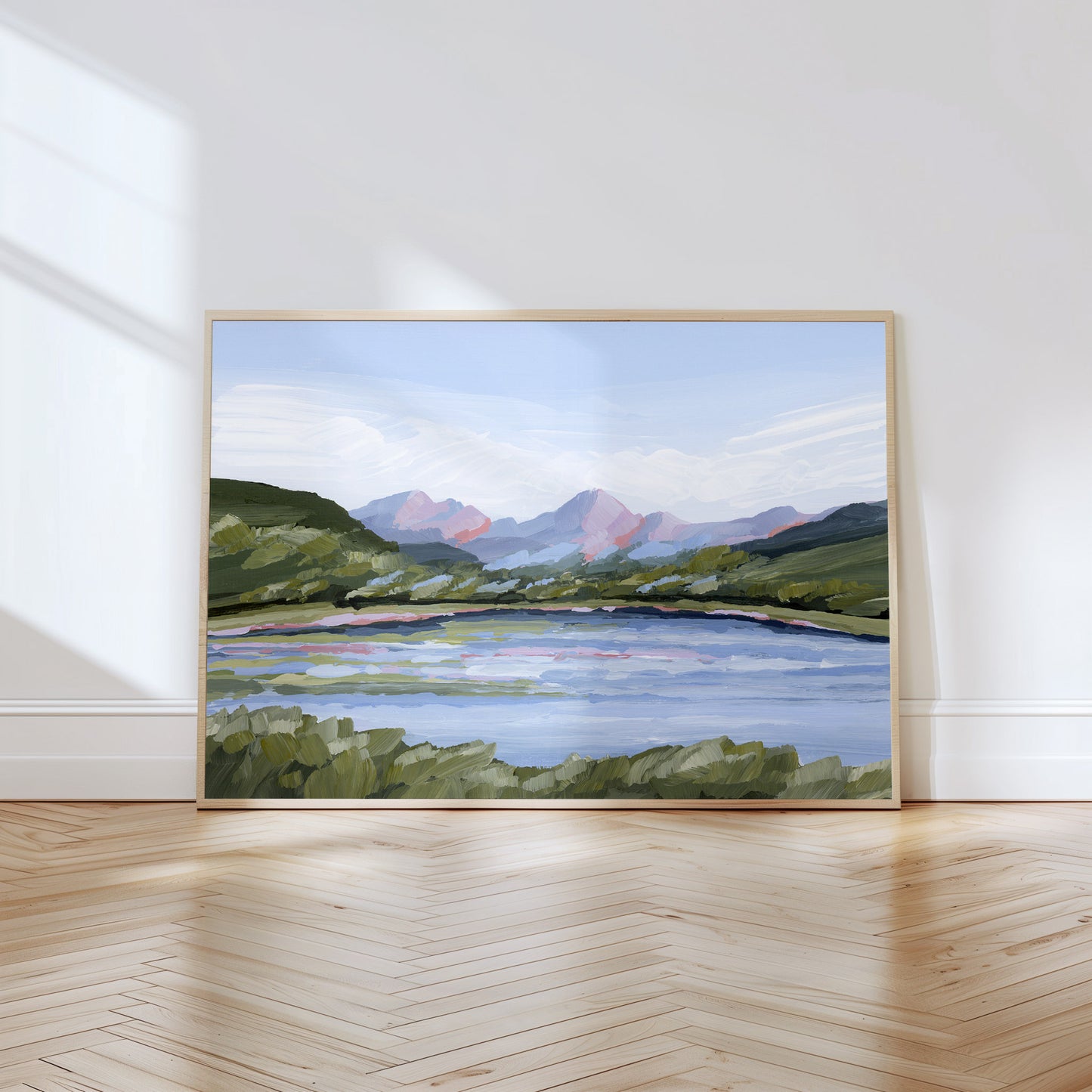 Kunstdruck „Zuhause im Tal“