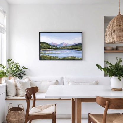 Kunstdruck „Zuhause im Tal“