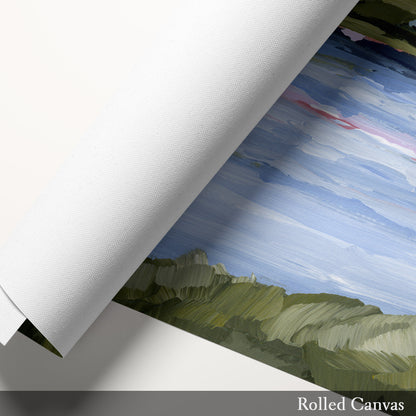 Kunstdruck „Zuhause im Tal“