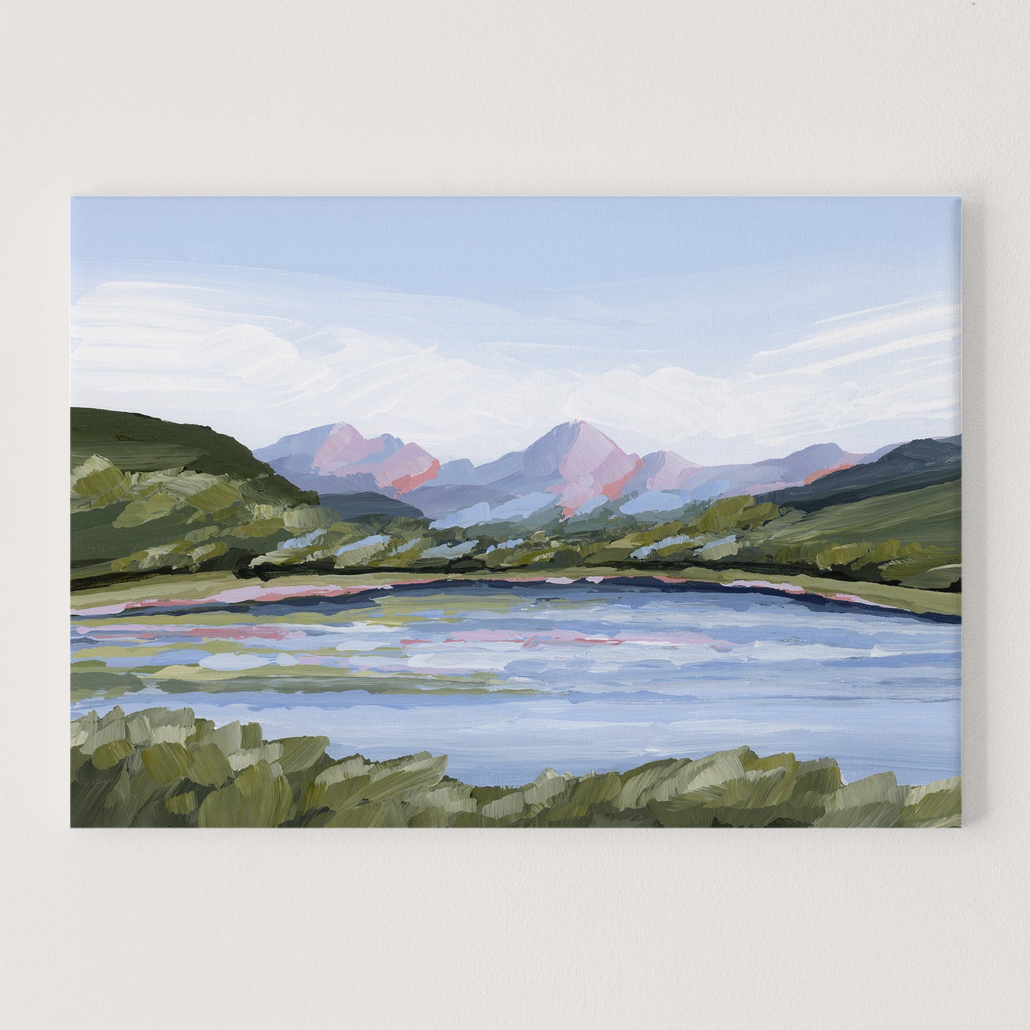 Kunstdruck „Zuhause im Tal“