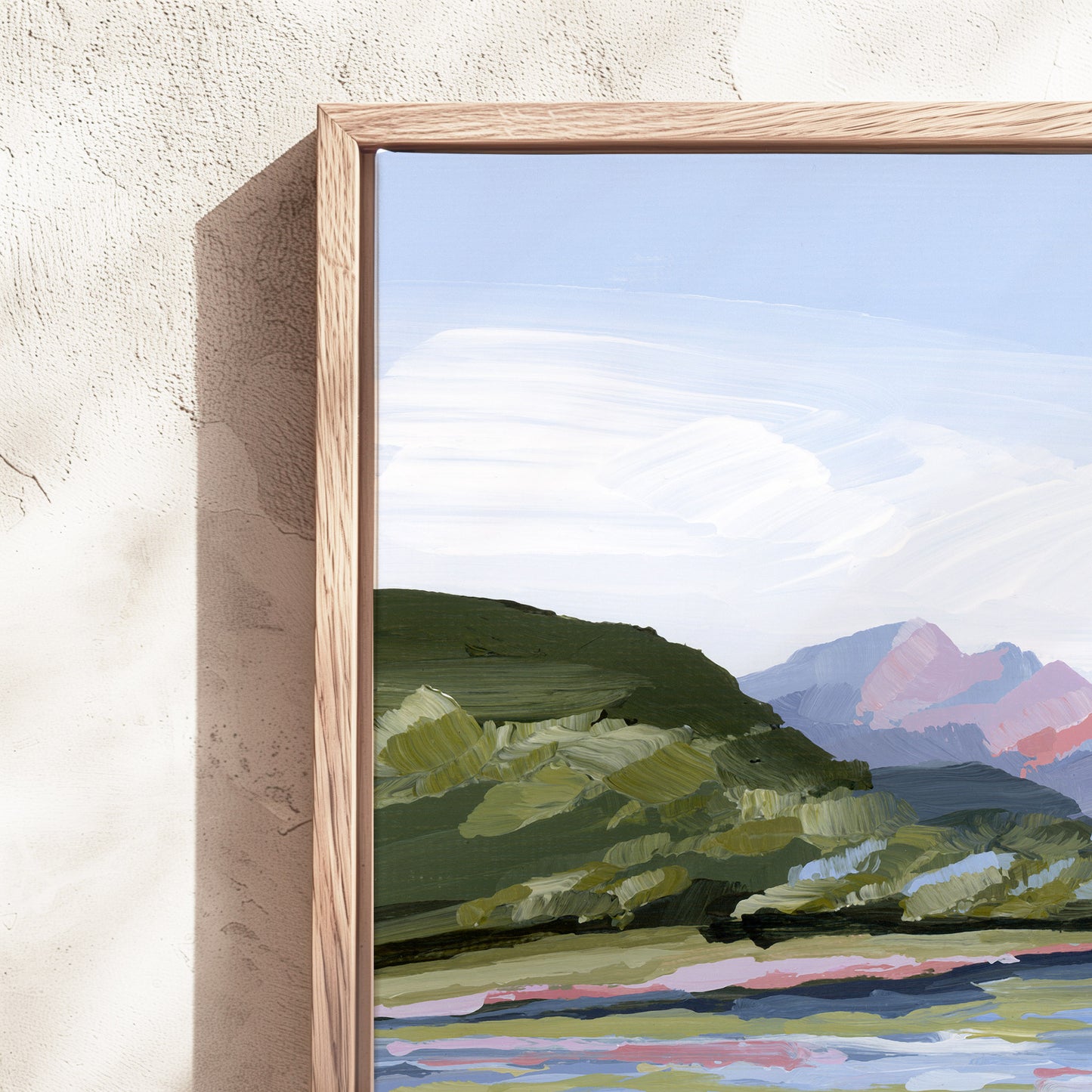 Kunstdruck „Zuhause im Tal“