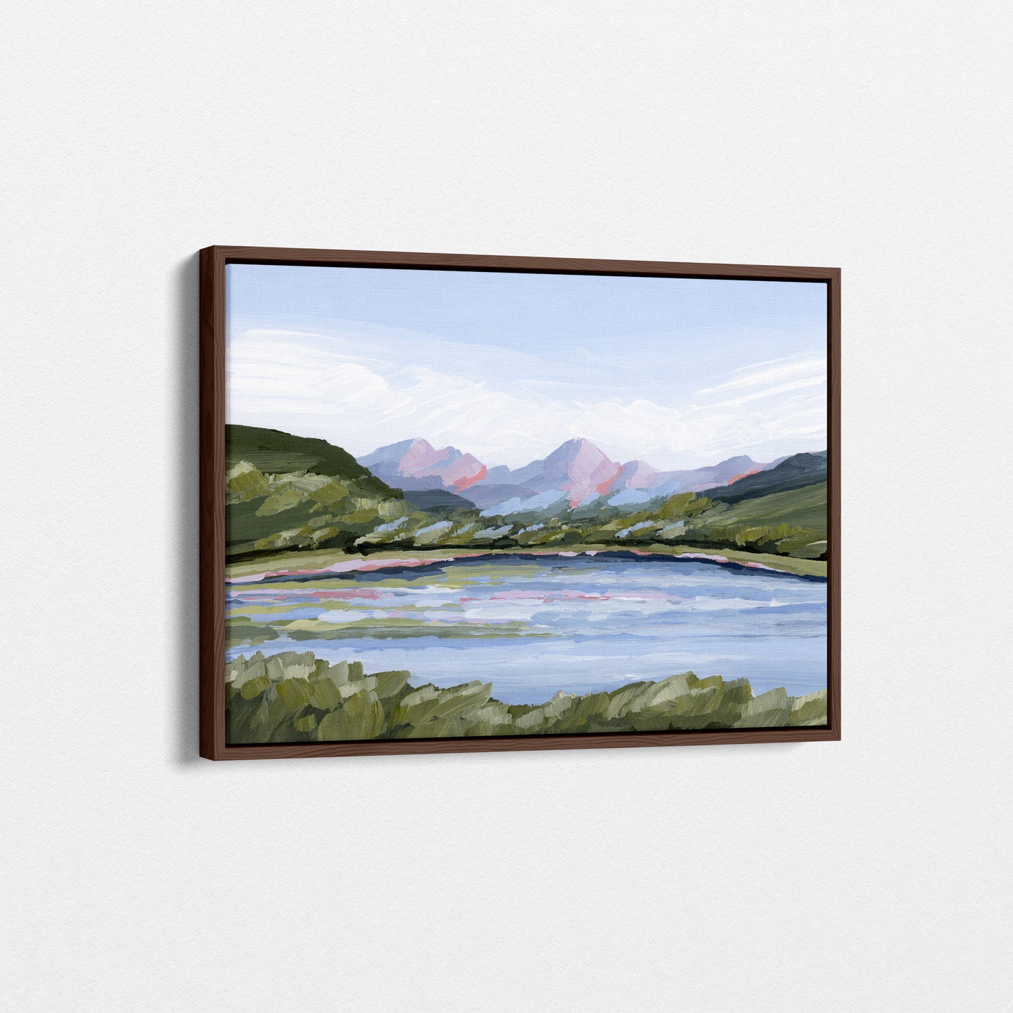 Kunstdruck „Zuhause im Tal“