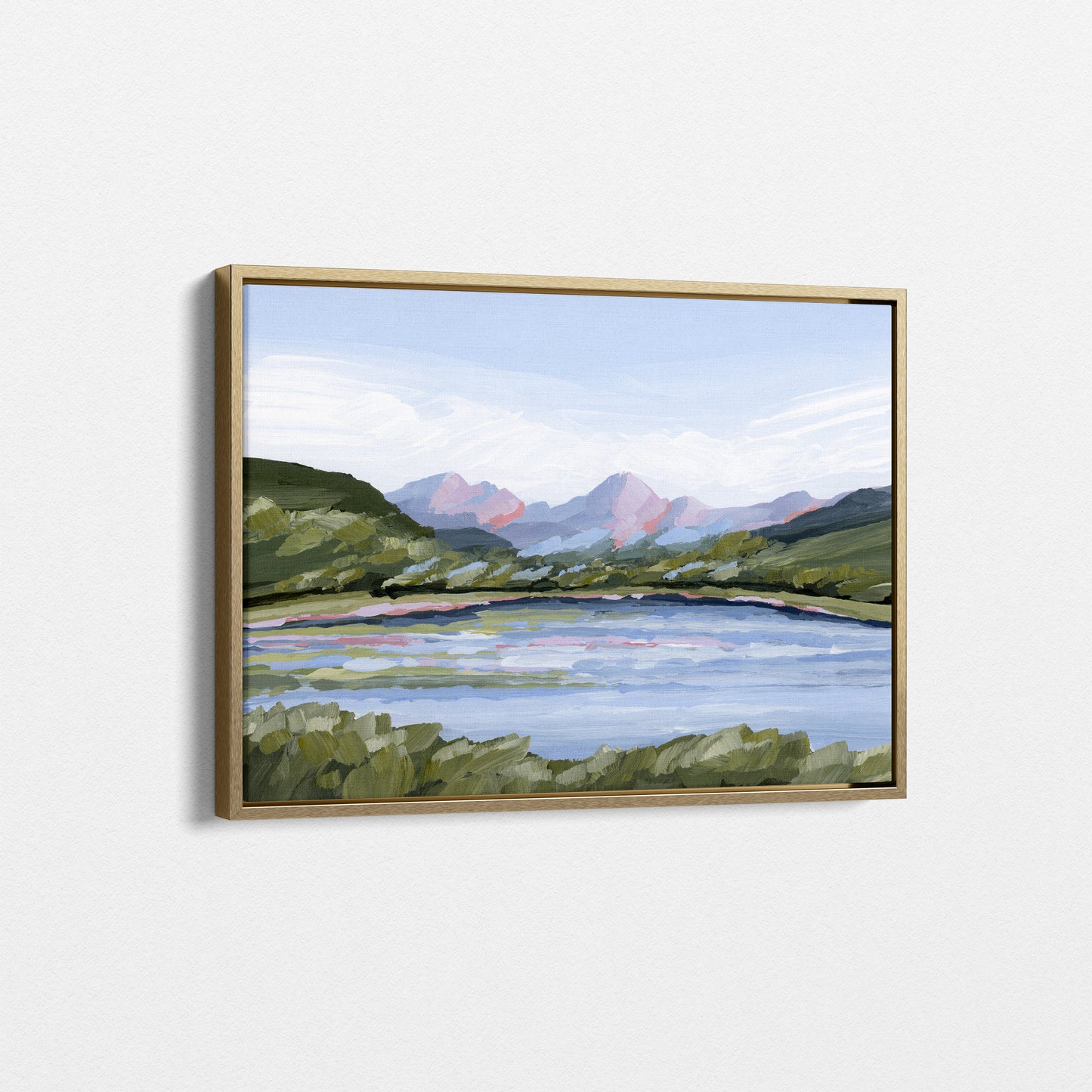 Kunstdruck „Zuhause im Tal“