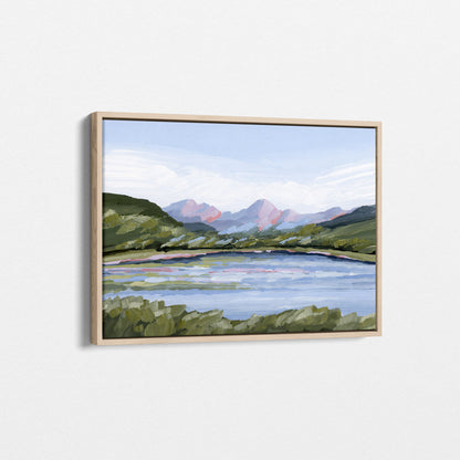 Kunstdruck „Zuhause im Tal“