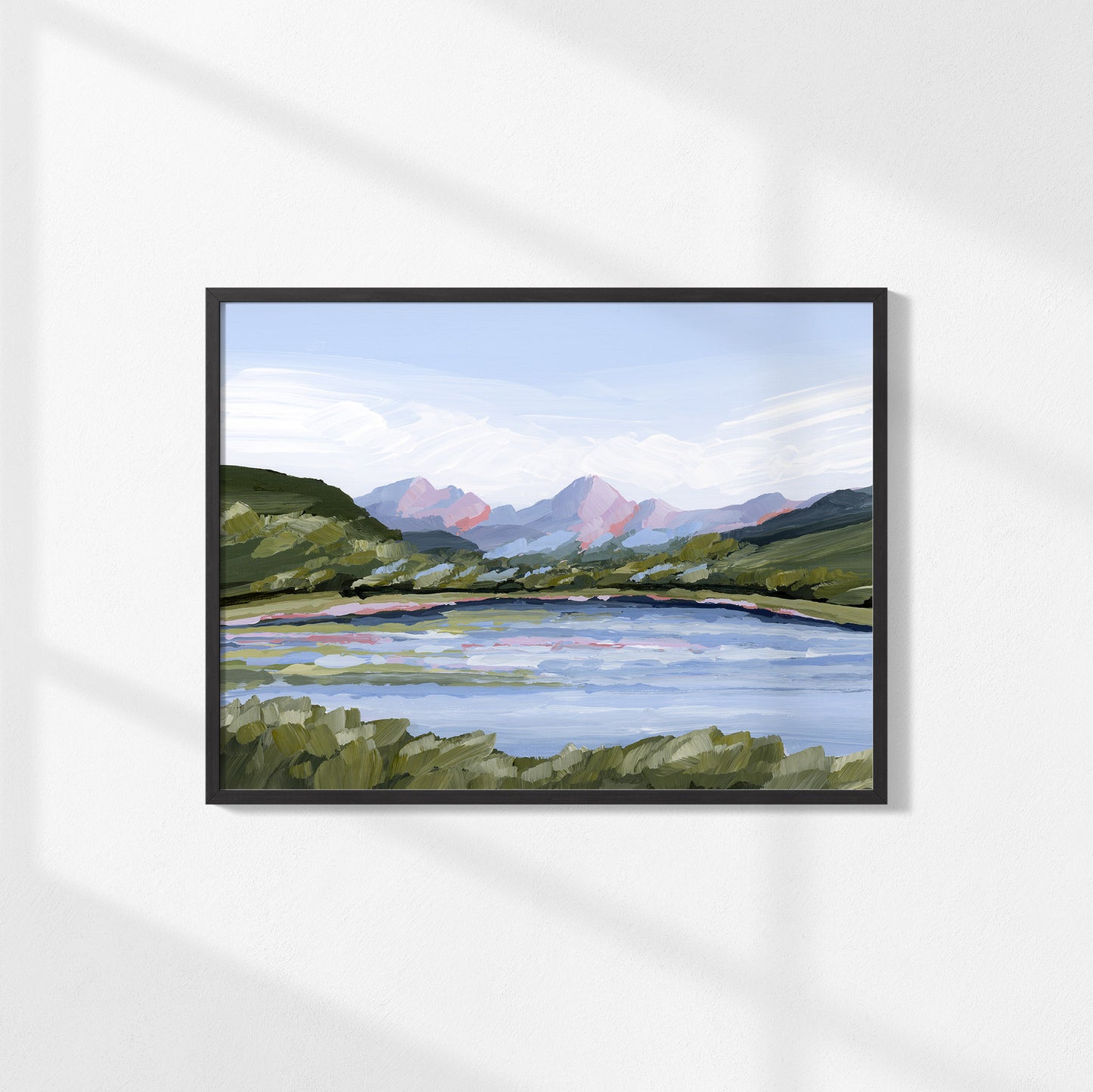 Kunstdruck „Zuhause im Tal“