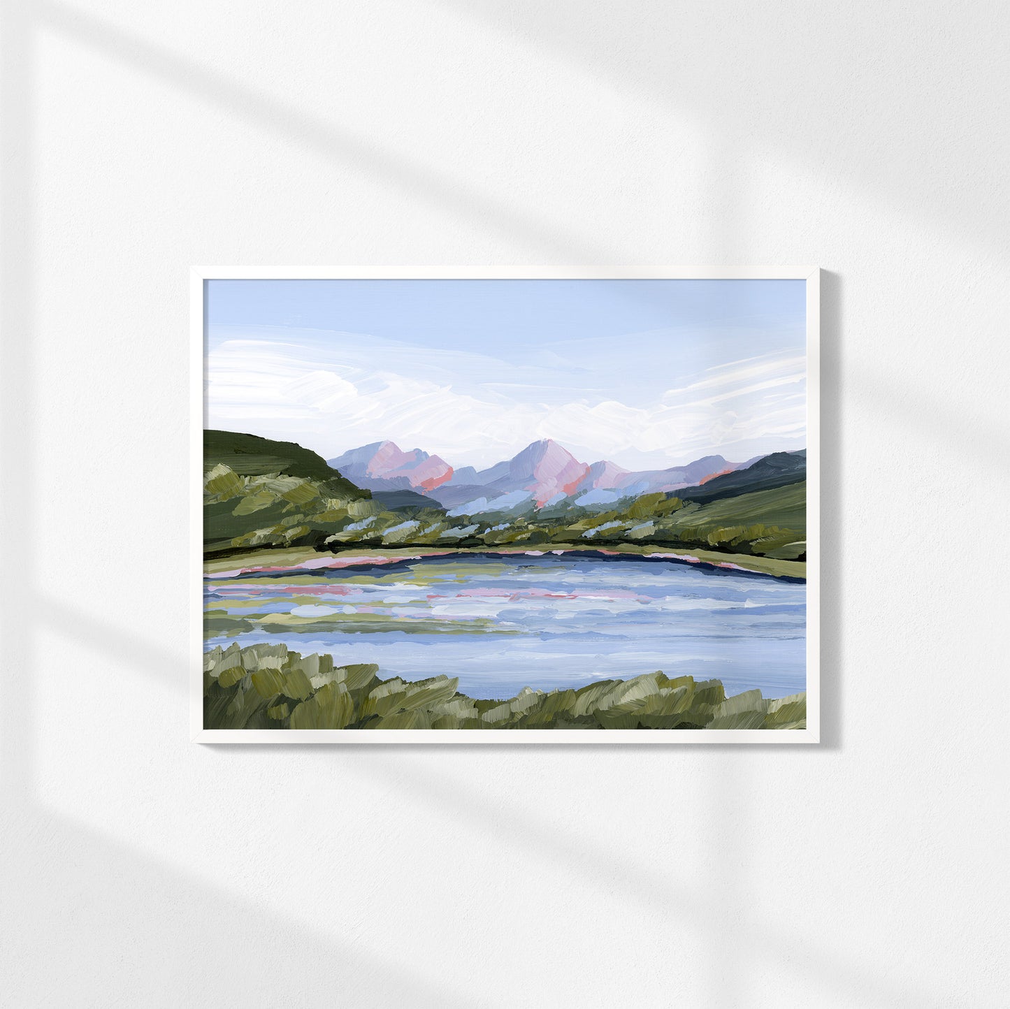 Kunstdruck „Zuhause im Tal“