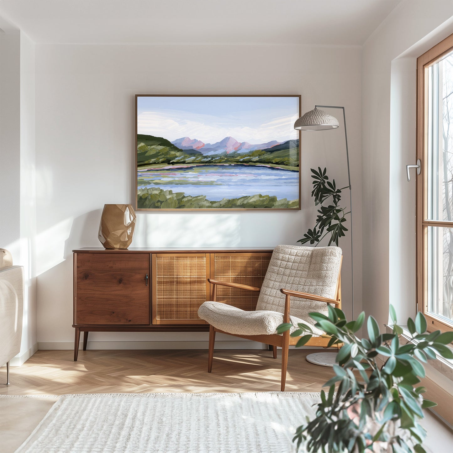 Kunstdruck „Zuhause im Tal“