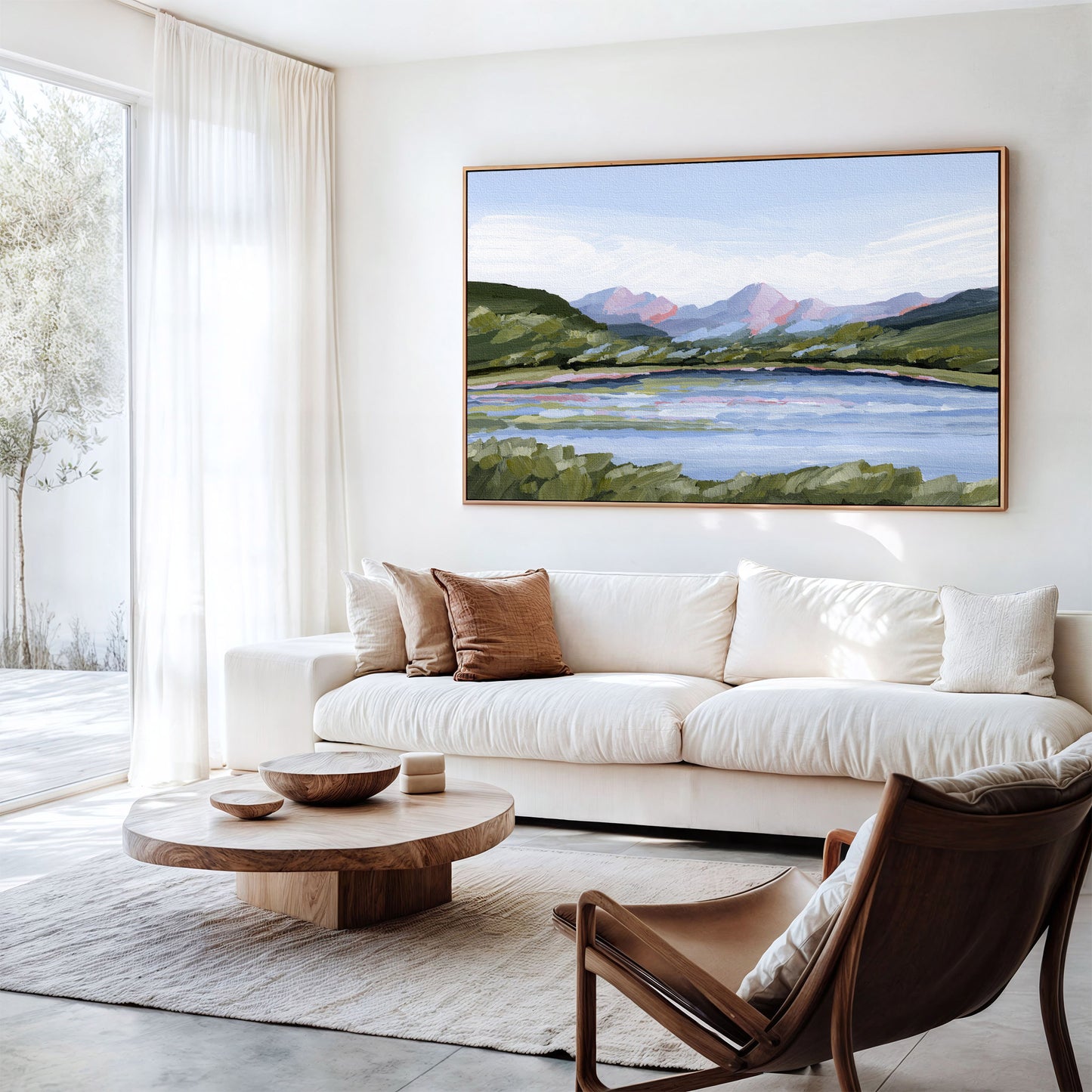 Kunstdruck „Zuhause im Tal“