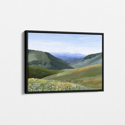 "Mountain Town" Art Print
