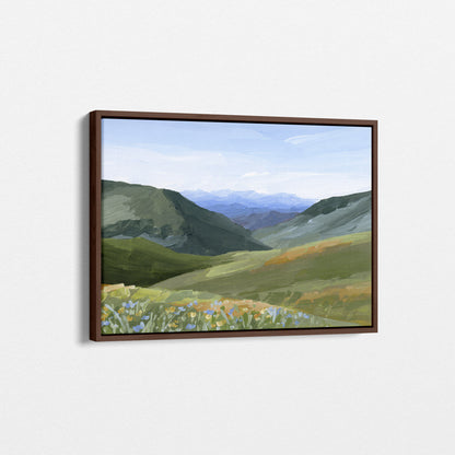 "Mountain Town" Art Print