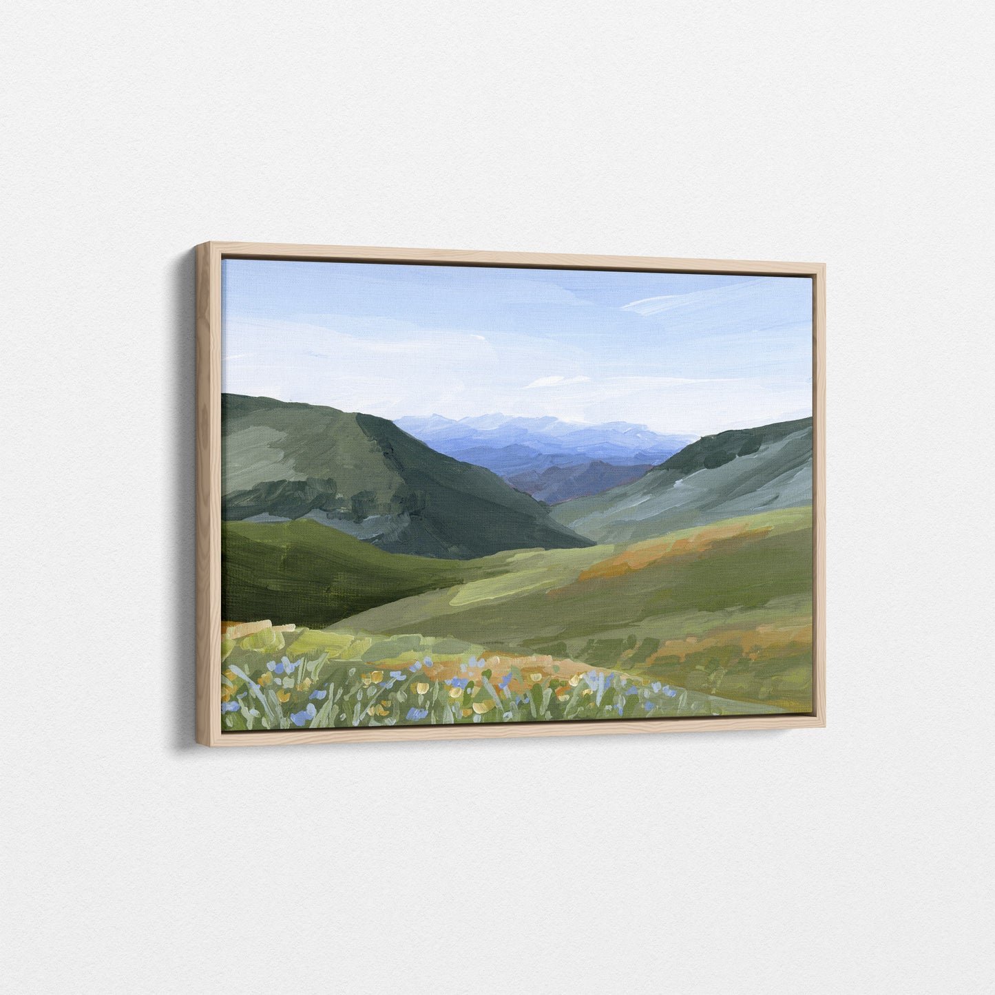"Mountain Town" Art Print