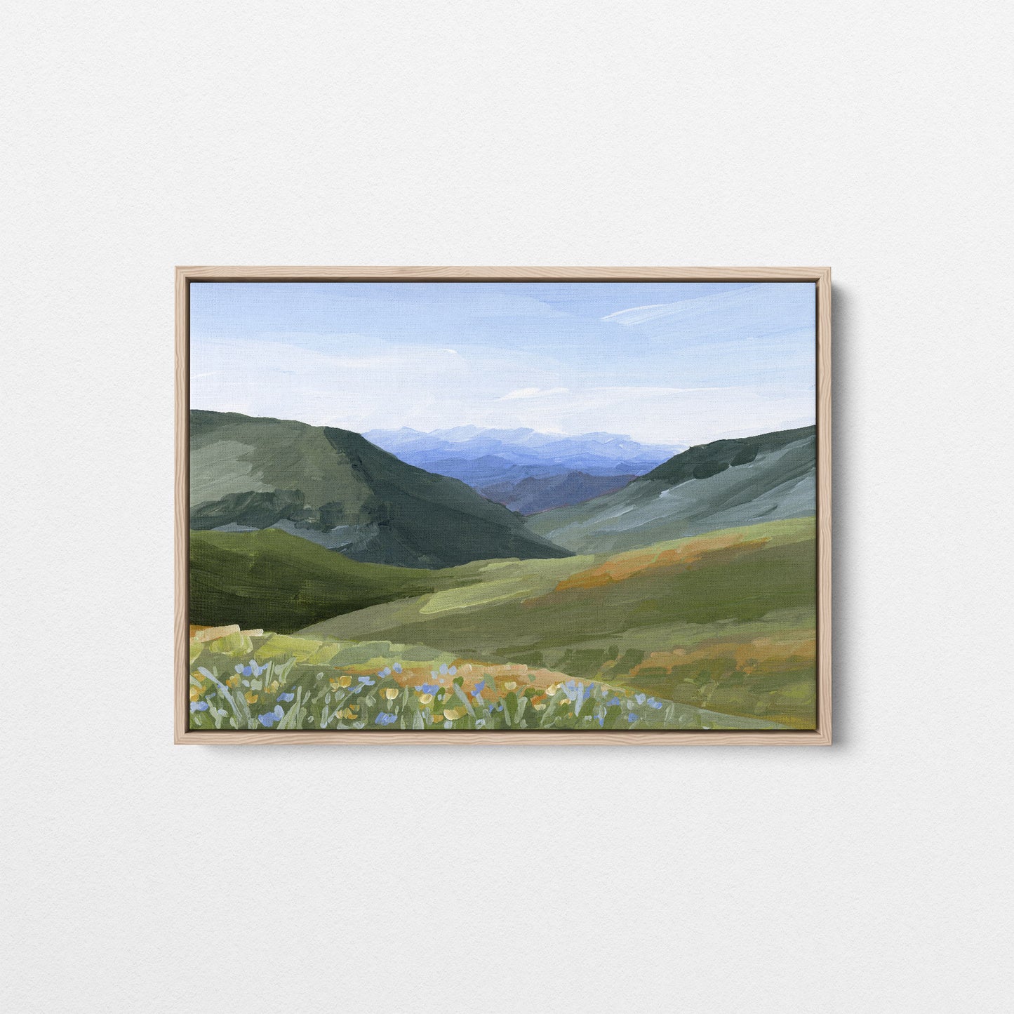 "Mountain Town" Art Print